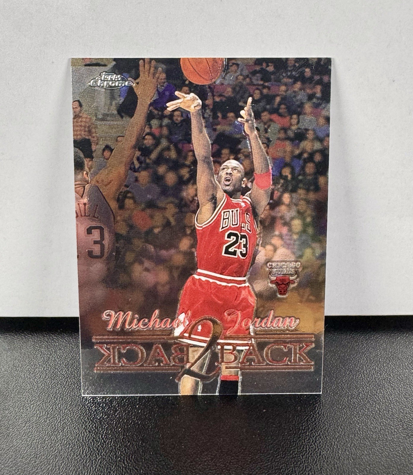 1998-99 Topps Chrome Michael Jordan Back 2 Back #B1 Bulls HOF
