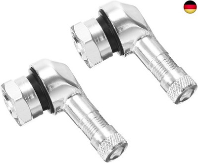 2Pcs Universal Reifen Ventil 90 Grad Metallventile, Motorrad Winkelventil, Felge