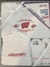 Wisconsin Badger Baby Gift Set Baby Shower Gift