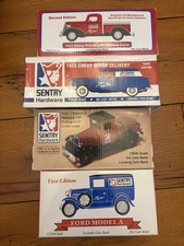 4 Liberty Classics Sentry Hardware Delivery Vehicles Diecast Coin Banks
