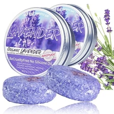 2Pcs Humby Shampoo Bar for Gray Hair Humby Purple Rain Shampoo Bar Grey New