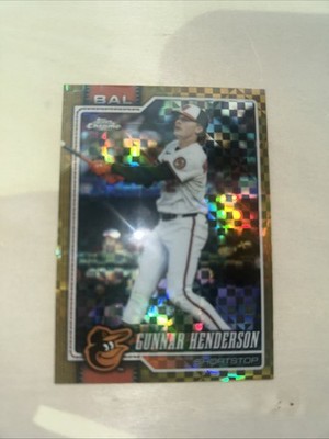 2026 topps chrome gunnar henderson Gold Refractor 41/50