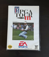 EA Sports PGA Tour Golf III for Sega Genesis, Manual Included