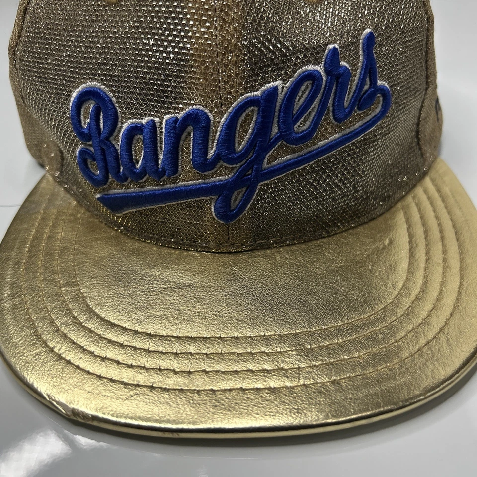 Texas Rangers SuperFan Gold Adjustable Hat - Image 2 of 4