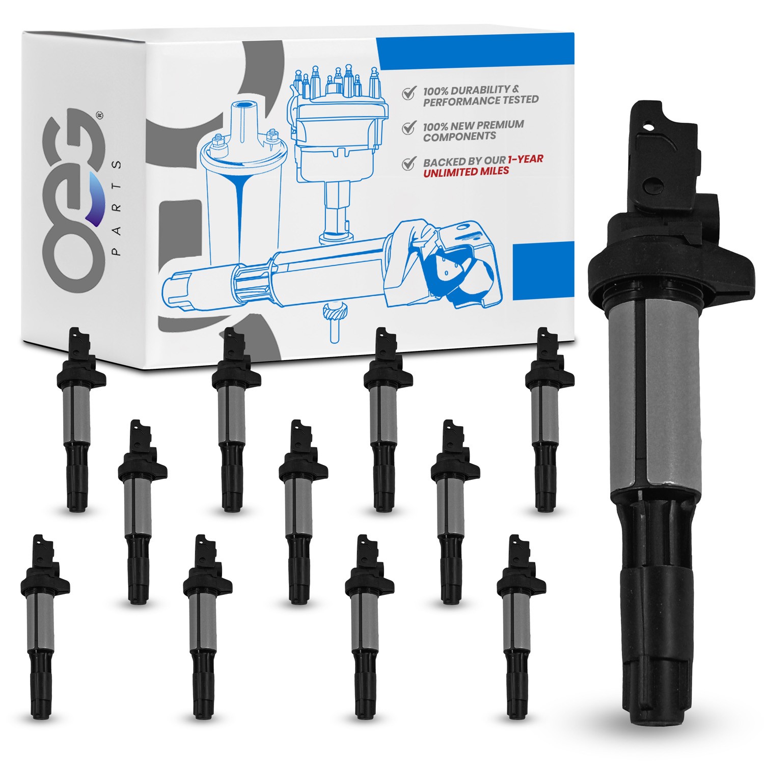 New 12PK Ignition Coils Fit Rolls-Royce Phantom 6.7L 2011-2012 12-13-7-551-049
