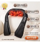 Electric Shiatsu Neck Shoulder Massager Deep Kneading Back Pain Relief Acupoint — photo 4