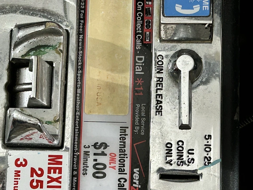 Teléfono de pago AT&T vintage, se puede enviar Foto 4 de 4