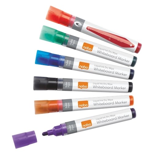 Nobo Liquid Ink Markers Assorted 1901419