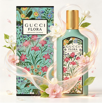 Flora Gorgeous Jasmine 3.3 oz 100 ml EDP Perfume for Women Spray New In Box