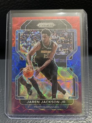 2021-22 Prizm Red Blue Purple Choice 13/15 ~Jaren Jackson Jr.~ Jersey# eBay 1/1