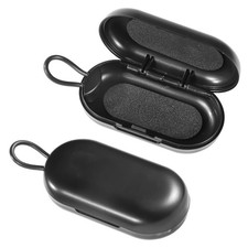 2 Pcs Earplug Cases, Ear Plug Holder Cases Only Portable Earplug Case Mini Pl...