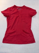 Grey  s Anatomy scrub top size Extra small 3 Pockets Magenta Style  41340