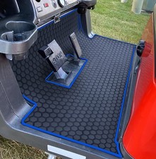 Golf Cart Floor Liner Mat Full Coverage Club Car Precedent Tempo Red 2004-UP