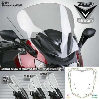 ZTechnik VStream Touring Tall Windshield Clear #Z2464 BMW K 1600