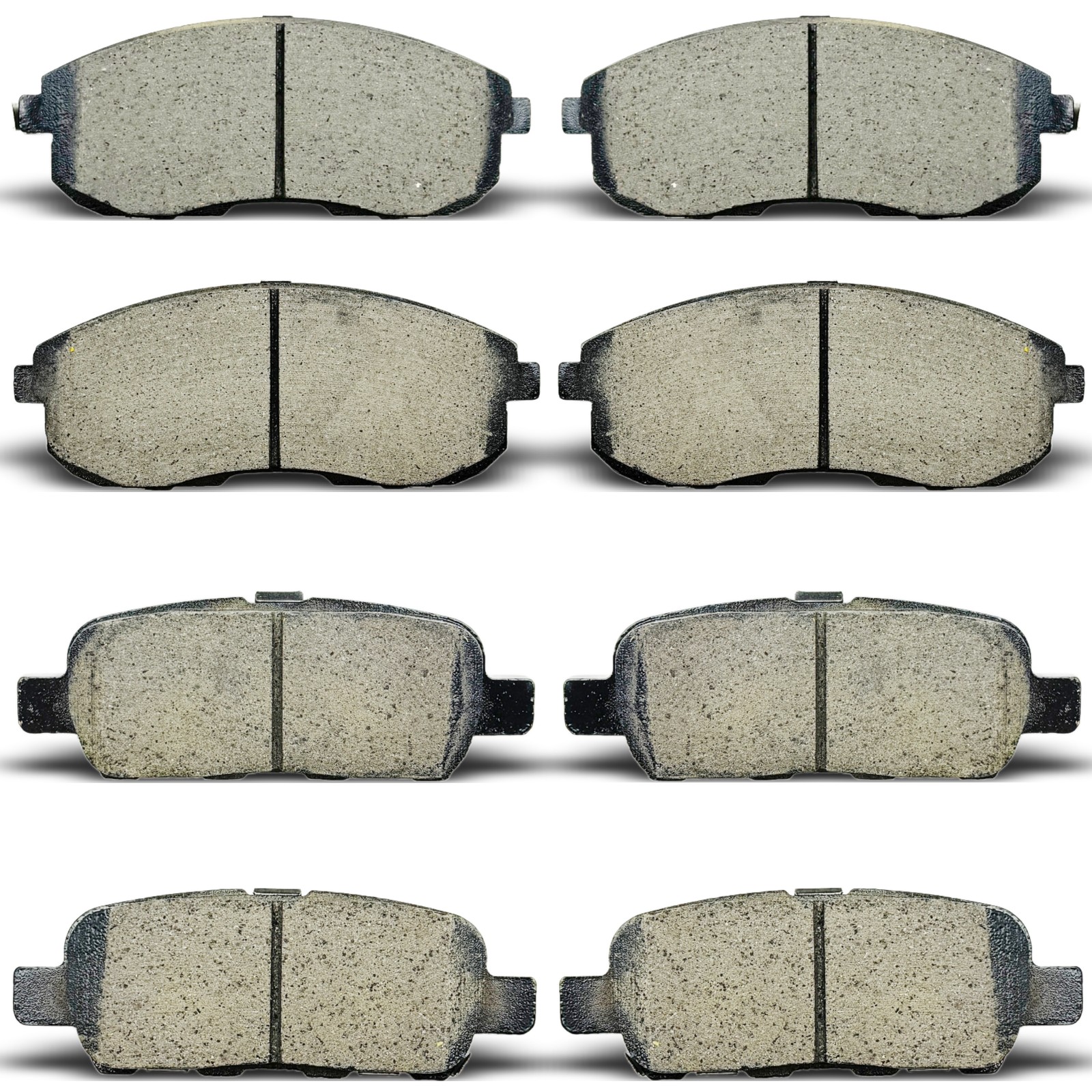 Front + Rear Ceramic Brake Pads For Nissan 350z Altima Juke Sentra Infiniti G35