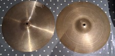 Vintage Avedis Zildjian Hi Hats 14"