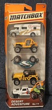 Matchbox Desert Adventure No. 11 5 Pack Lot Of Diecast Matchbox Vehicles 2009