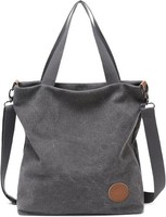 Jansben Damen Canvas Schultertasche Multifunktionale UmhäNgetasche 30