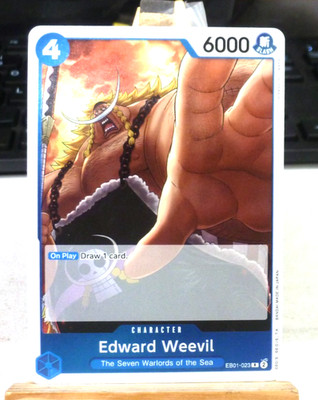 One Piece Card Edward Weevil EB01-023, Rare Holo   #24