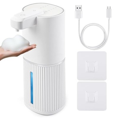 Automatic Soap Dispenser, Foaming Soap Dispenser Touchless with White