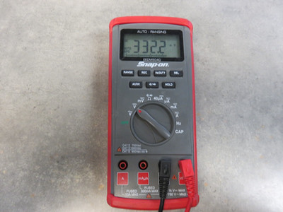 Snap-On EEDM504D Digital Auto-Range Multimeter with Leads