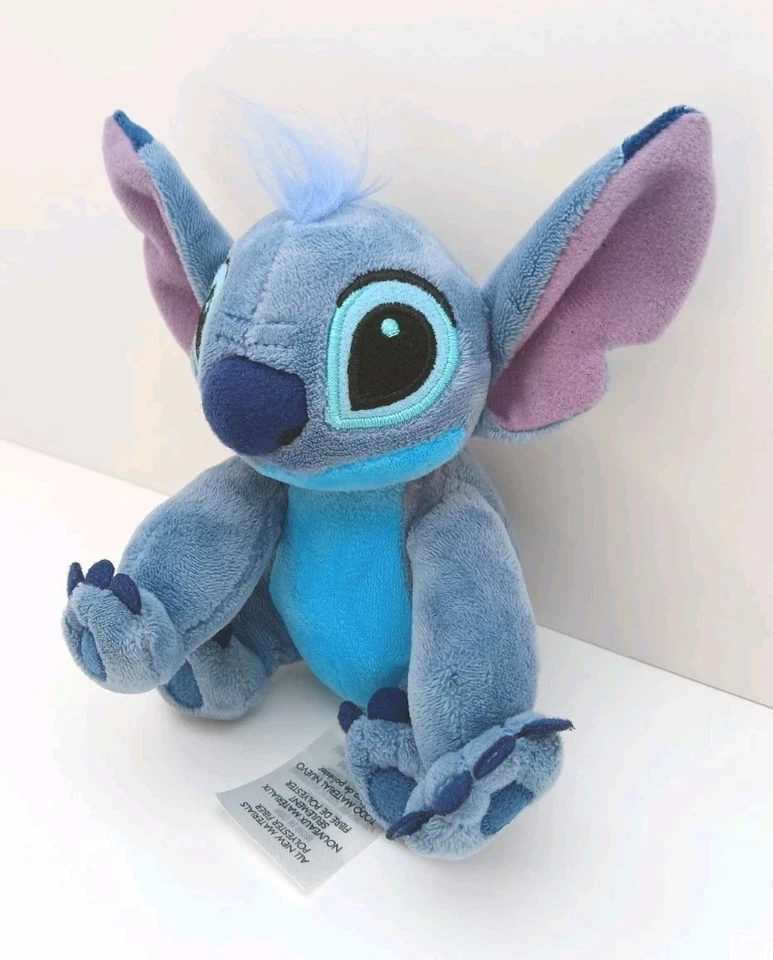 Disney Collection Lilo & Stitch Small Blue Stitch 5.5" Plush Stuffed Animal Toy - Image 2 of 4