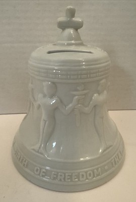 VTG 1950 Berlin Bank Freedom Bell ~ Berliner Sparkasse Spardose Freiheitsglocke