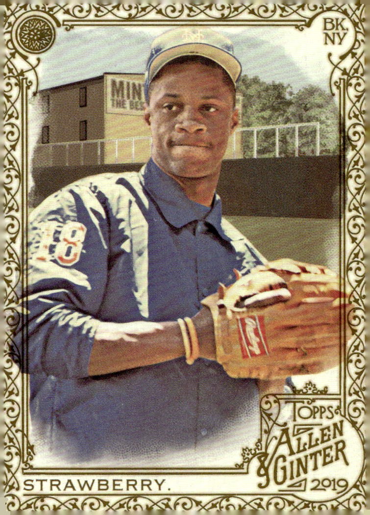 2019 Topps Allen & Ginter #379 Darryl Strawberry Gold