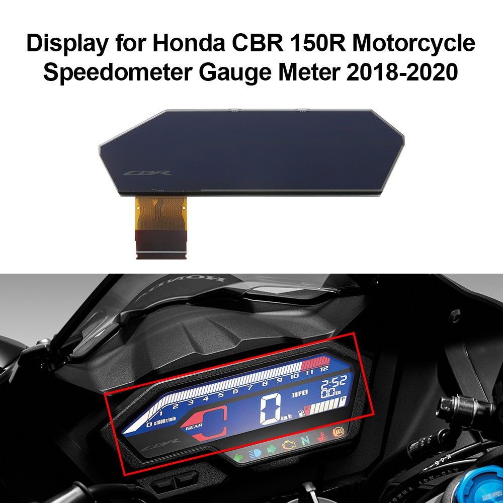 Display for Honda CBR 150R Motorcycle Speedometer Gauge Meter 18