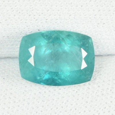 2.65 ct RARE HUGE ! BLUE GREEN 100% NATURAL GRANDIDIERITE  Cushion - See Vdo bbl