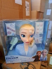 Disney Frozen Elsa Styling Head 17-Pieces Accessories NEW Sealed Gifts Toys