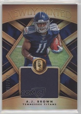 2019 Panini Gold Standard Newly Minted Memorabilia 26/199 AJ Brown Rookie RC v1x