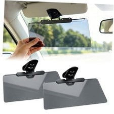 2 Pack Sun Visor Extender for Car, Universal Anti-Glare Polarized Sun Visor,