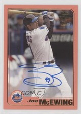 2017 Topps Archives Fan Favorite 2001 Peach 65/150 Joe McEwing #FFA-JMC Auto 0l1
