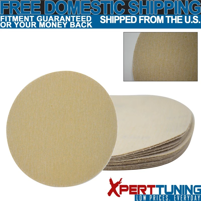 50PCS Dry Auto Collision Repair Sanding Paper Sand Sheet Disc 150 Grit 5 Inch - Image 2 of 4