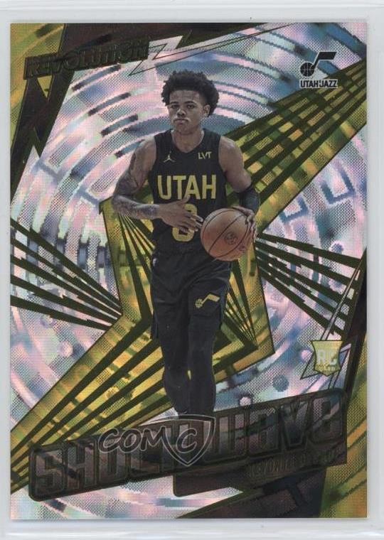2023-24 Panini Revolution Shock Wave Fractal Keyonte George #23 09br