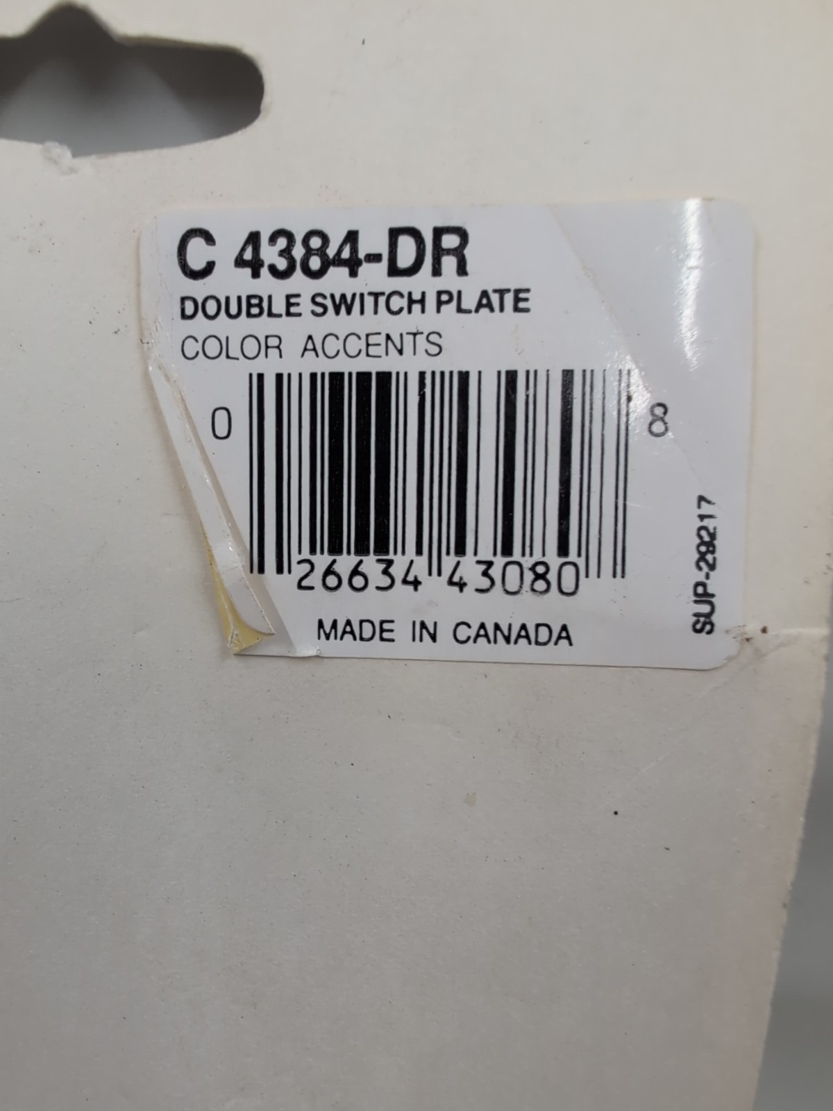 Vintage Amerock Accents Double Switch Plate Light Toggle Cover Metal Dusty Rose