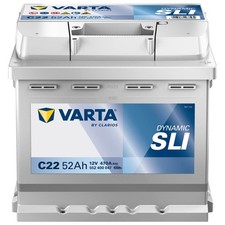 Autobatterie 12V 52Ah 470A Varta C22 Dynamic SLI Starterbatterie 552 400 047