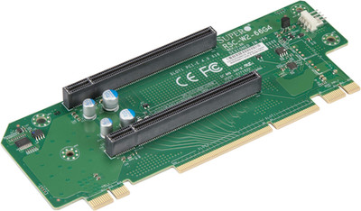 Supermicro RSC-W2-66G4 2U LHS WIO Riser card with two PCI-E 4.0 x16 slots,HF