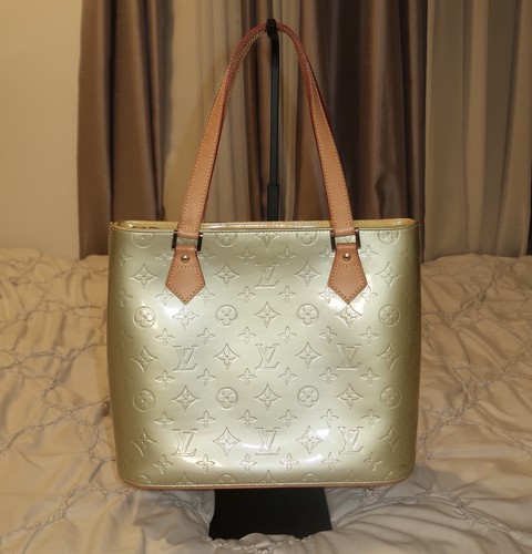 Louis Vuitton Monogram Vernis Houston Handbag Tote Bag CA0041 LV Patent leather