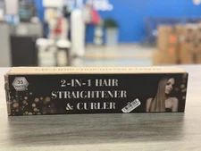 NICEBAY Hair Straightener Flat Iron, Titanium Hair Curler Iron, Fast Heating,