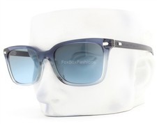 Coach Sunglasses Polished Transparent Blue Gradient Blue HC 8398U 58168F w/case