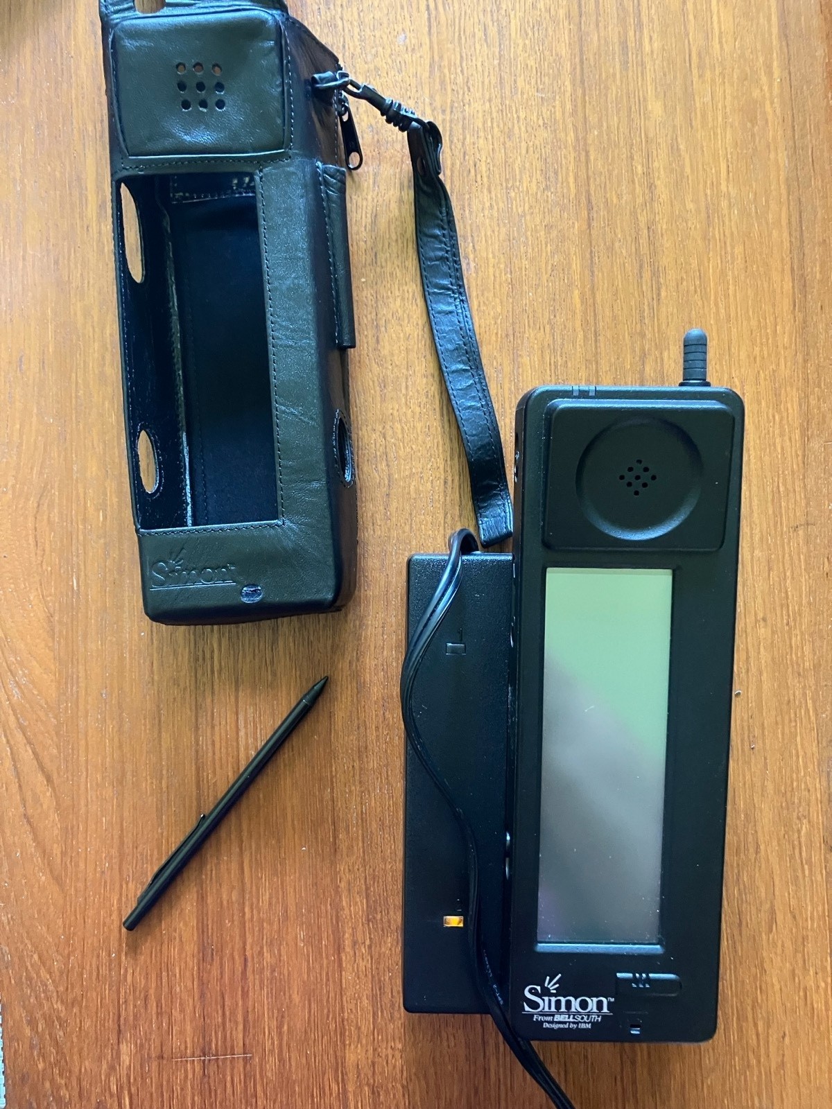 Simon Box IBM Simon Personal Communicator with Charger, Case, Stylus, Manual ...