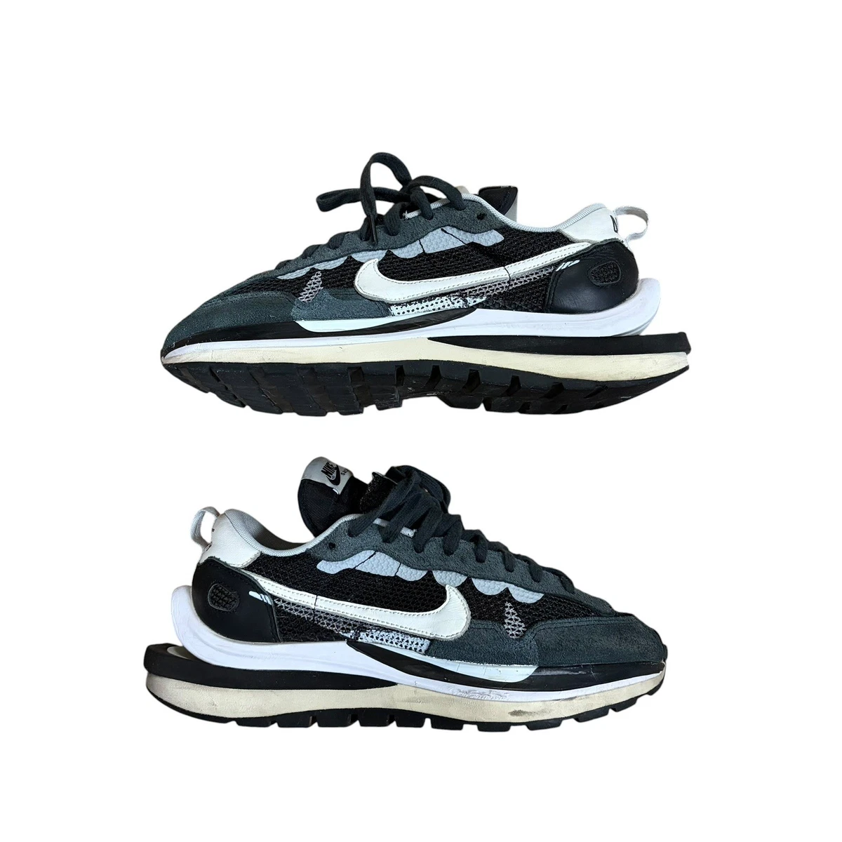 Nike sacai x VaporWaffle Black White | eBay