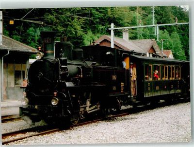 39874709 - Ballenberg Locomotive HG 3/3 1067 Ballenberg Steam Railway Steam Locomotive