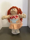 Vintage 1985 Cabbage Patch Kid HM8 Red Yarn Hair BC Tag Card China