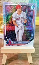 2025 Bowman Chrome - Mike Trout #27 Mega Box Mojo Refractor – Angels 
