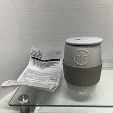 Pampered Chef Ceramic Microwave Egg Cooker with Silicone Sleeve #1529