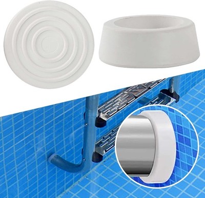 Fit for 1.9'' Pool Ladder Bumpers, Rubber Inside Plug Caps
