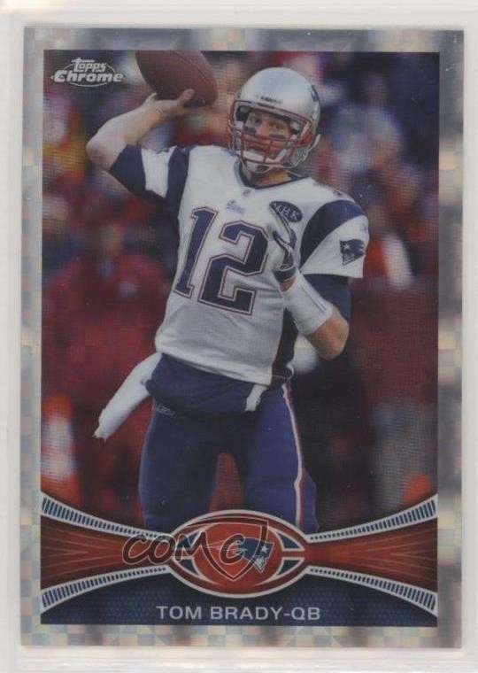 2012 Topps Chrome Retail X-Fractor Tom Brady #220 0sf1